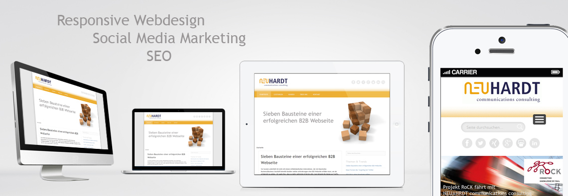 NEUHARDT communications consulting - Responsive Webdesign